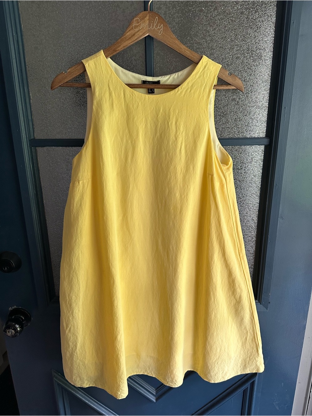 Sleeveless Yellow Mini Dress